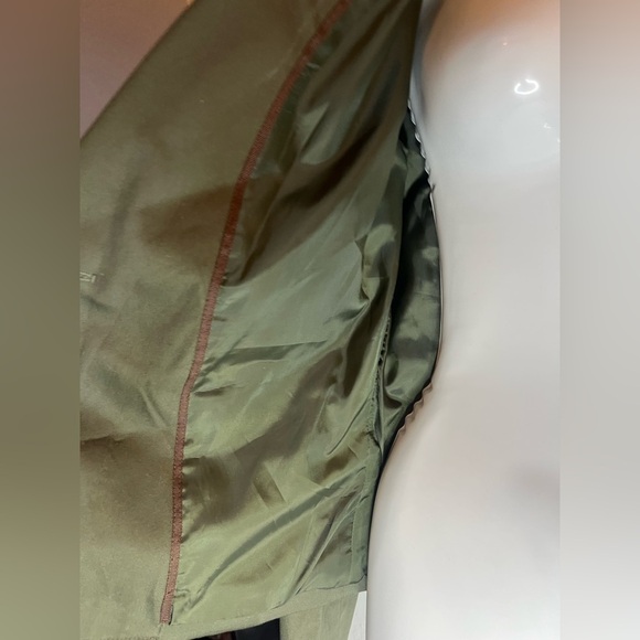 Worthington Olive Green Stretch Blazer Women’s Size 10 - Picture 5 of 6
